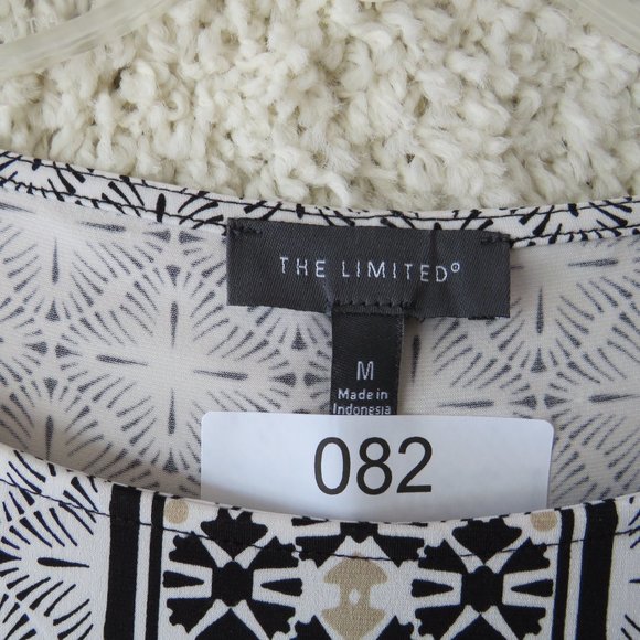 The Limited Collection Women's Boatneck Blouse with Flared Sleeves Medium - Picture 4 of 9